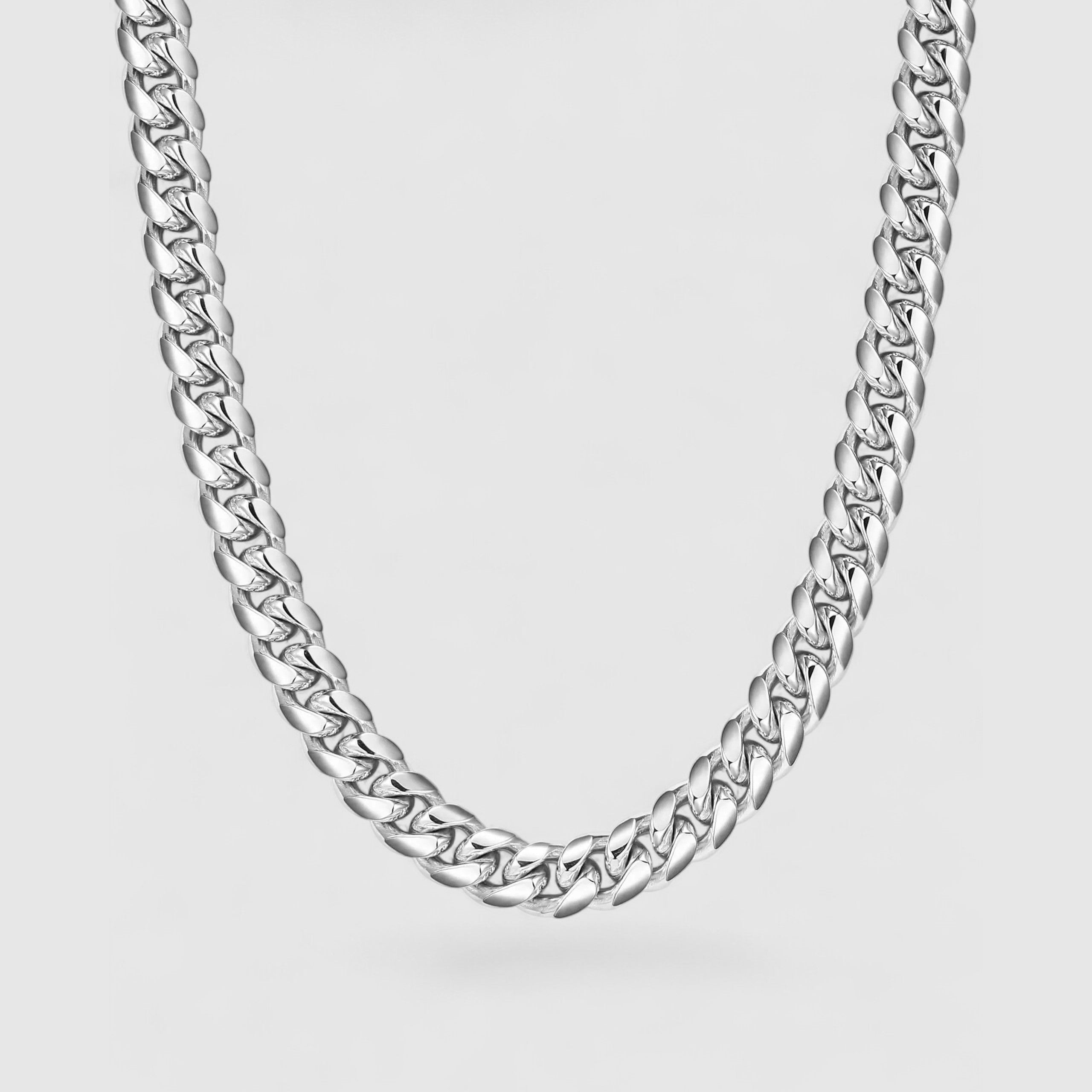 Cuban Chain - 8mm (Sterling Silver) - Chain - Men's Jewellery