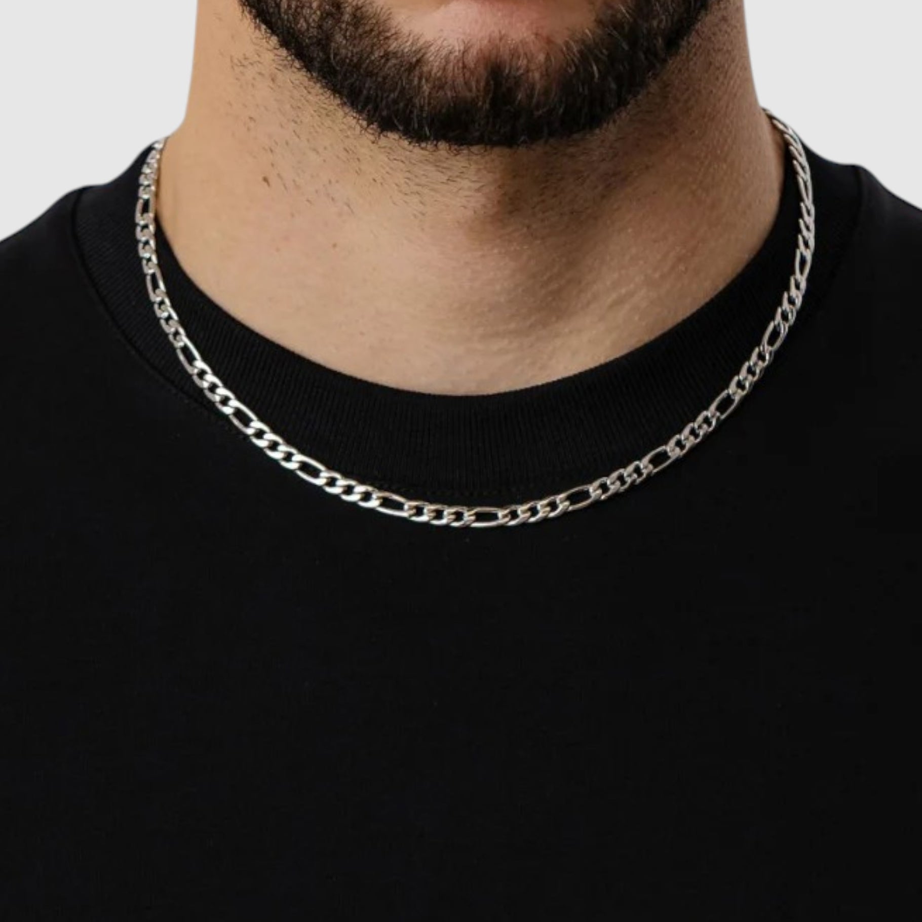 Figaro Chain - 5mm (Silver) - Chain - Men's Jewellery