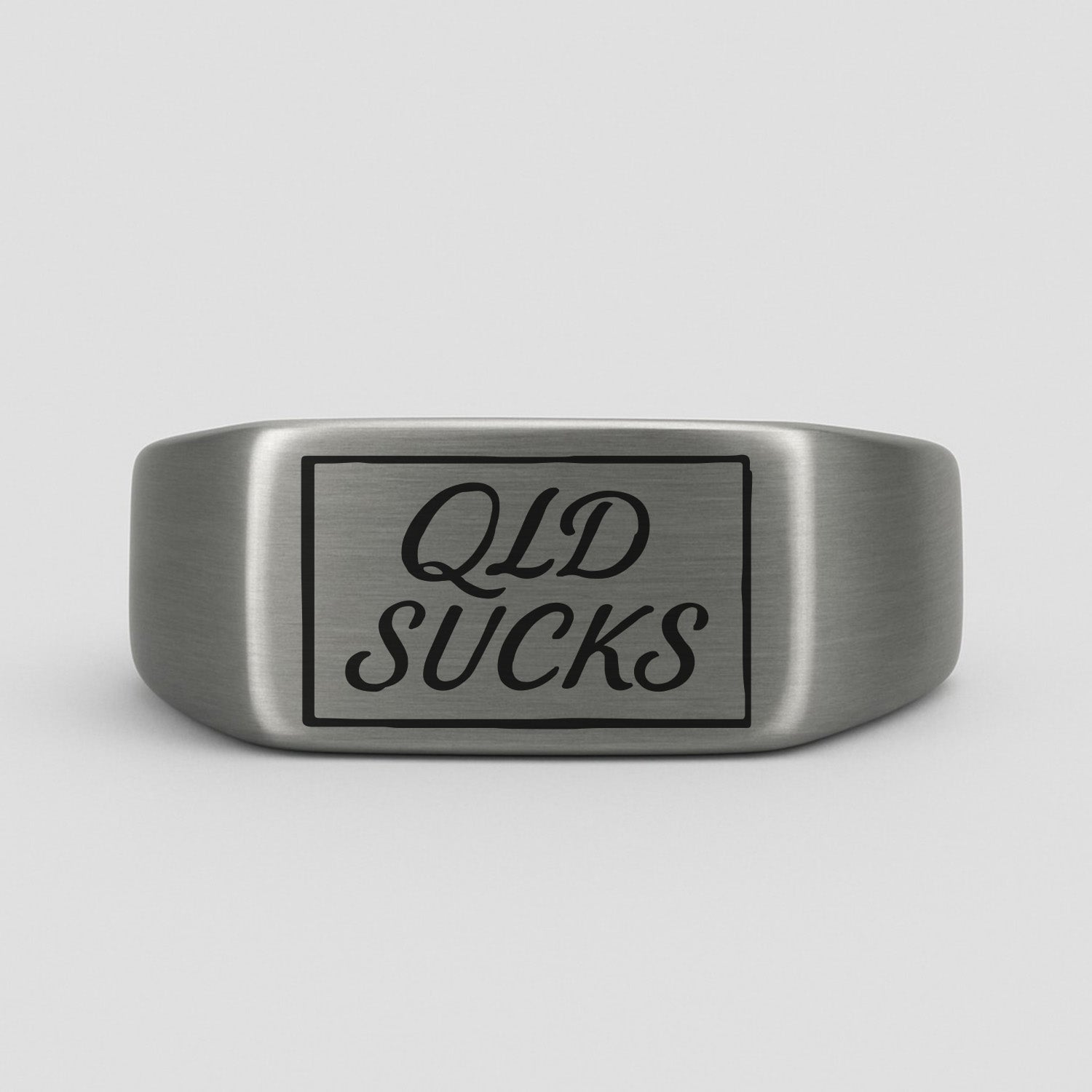 QLD Sucks Signet Ring - Ring - Men's Jewellery