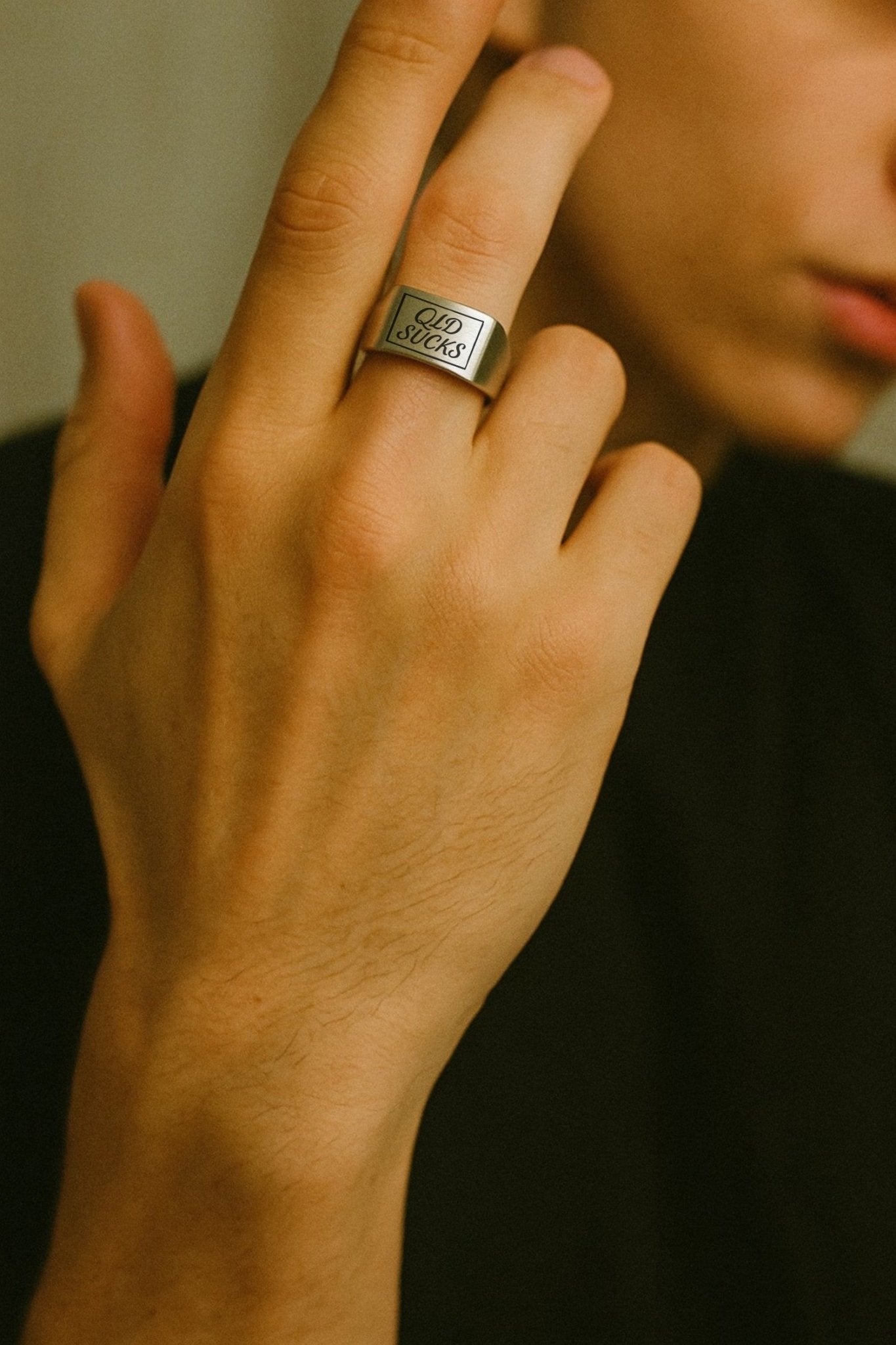 QLD Sucks Signet Ring - Ring - Men's Jewellery