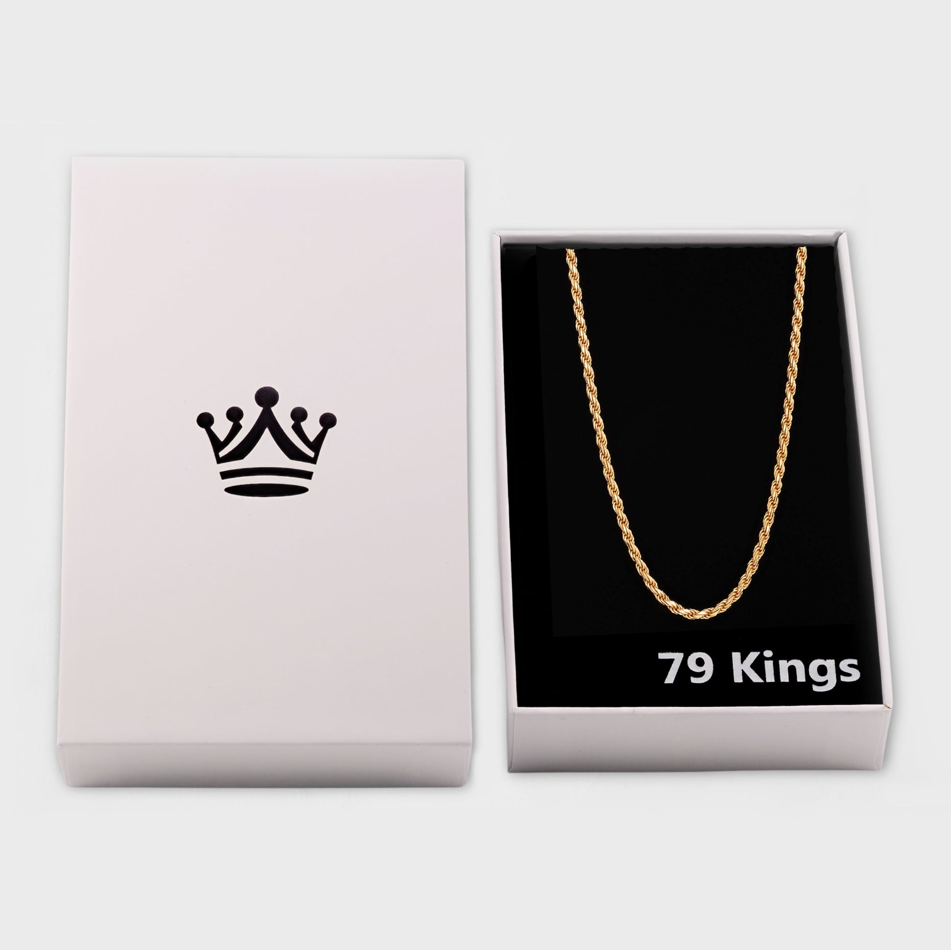 Rope Chain - 2.5mm (Gold Vermeil) - Chain - Men's Jewellery