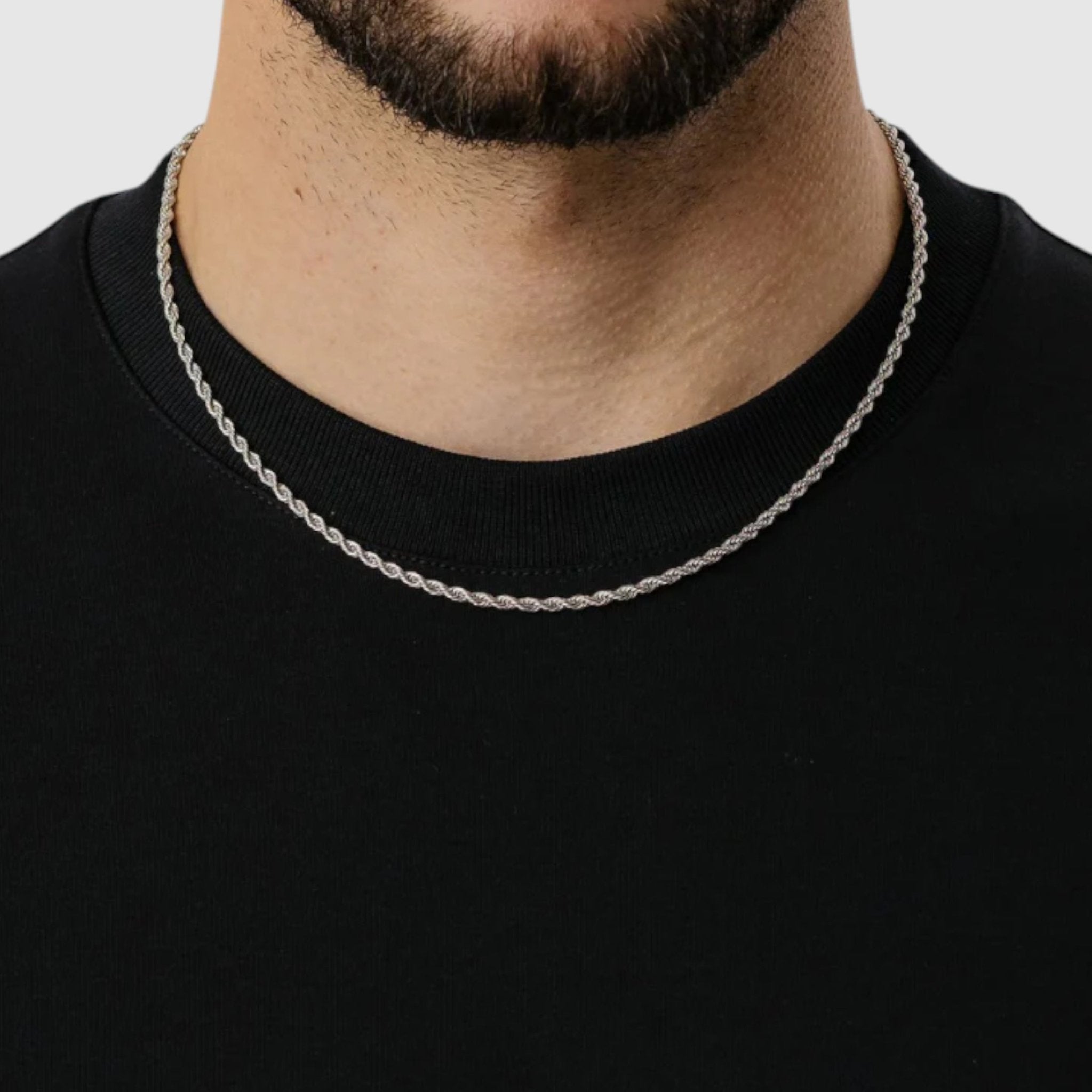 Rope Chain - 2.5mm (Silver) - Chain - Men's Jewellery