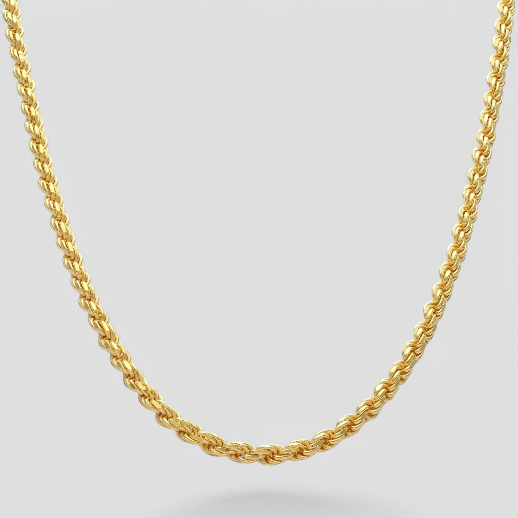 Rope Chain - 4mm (Gold) - Chain - Men's Jewellery