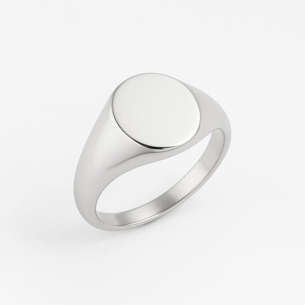 Silver Signet Ring (925 Sterling Silver) - Ring - Men's Jewellery