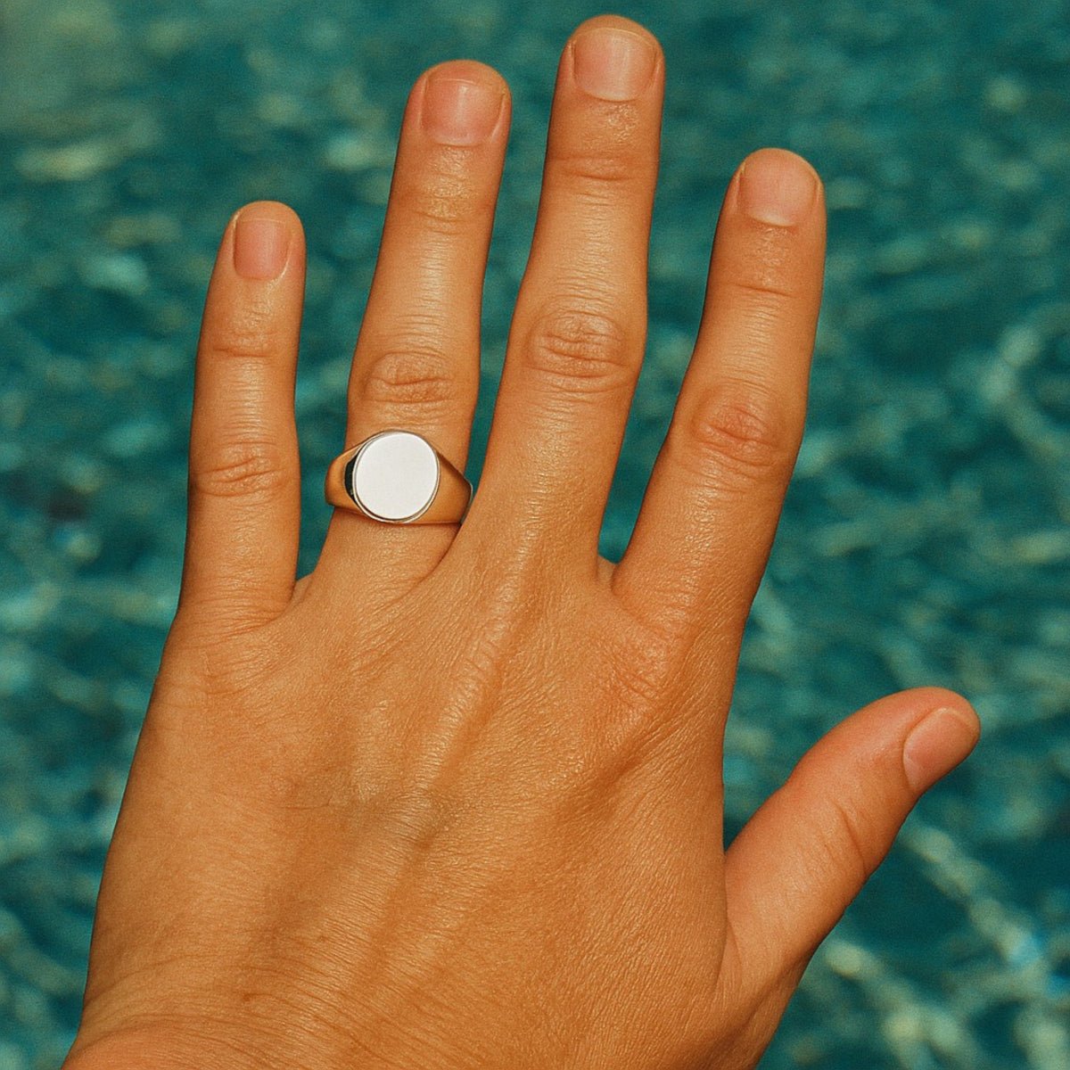 Silver Signet Ring (925 Sterling Silver) - Ring - Men's Jewellery