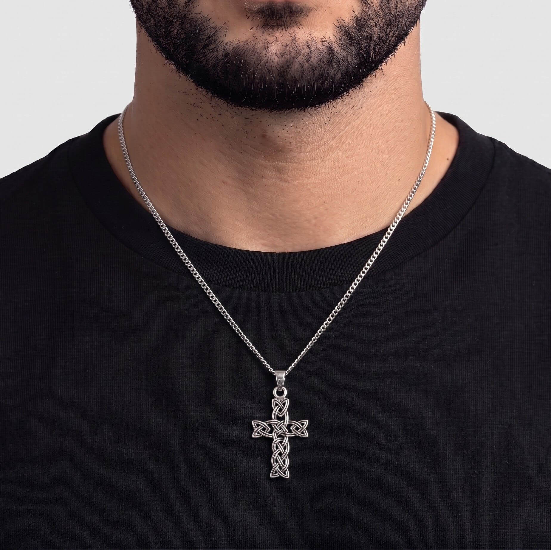 Celtic Cross (Silver) - Pendant - Men's Jewellery