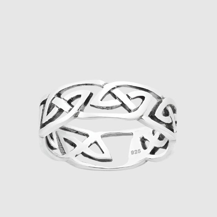 Celtic Band (Silver) - Ring - Men's Jewellery