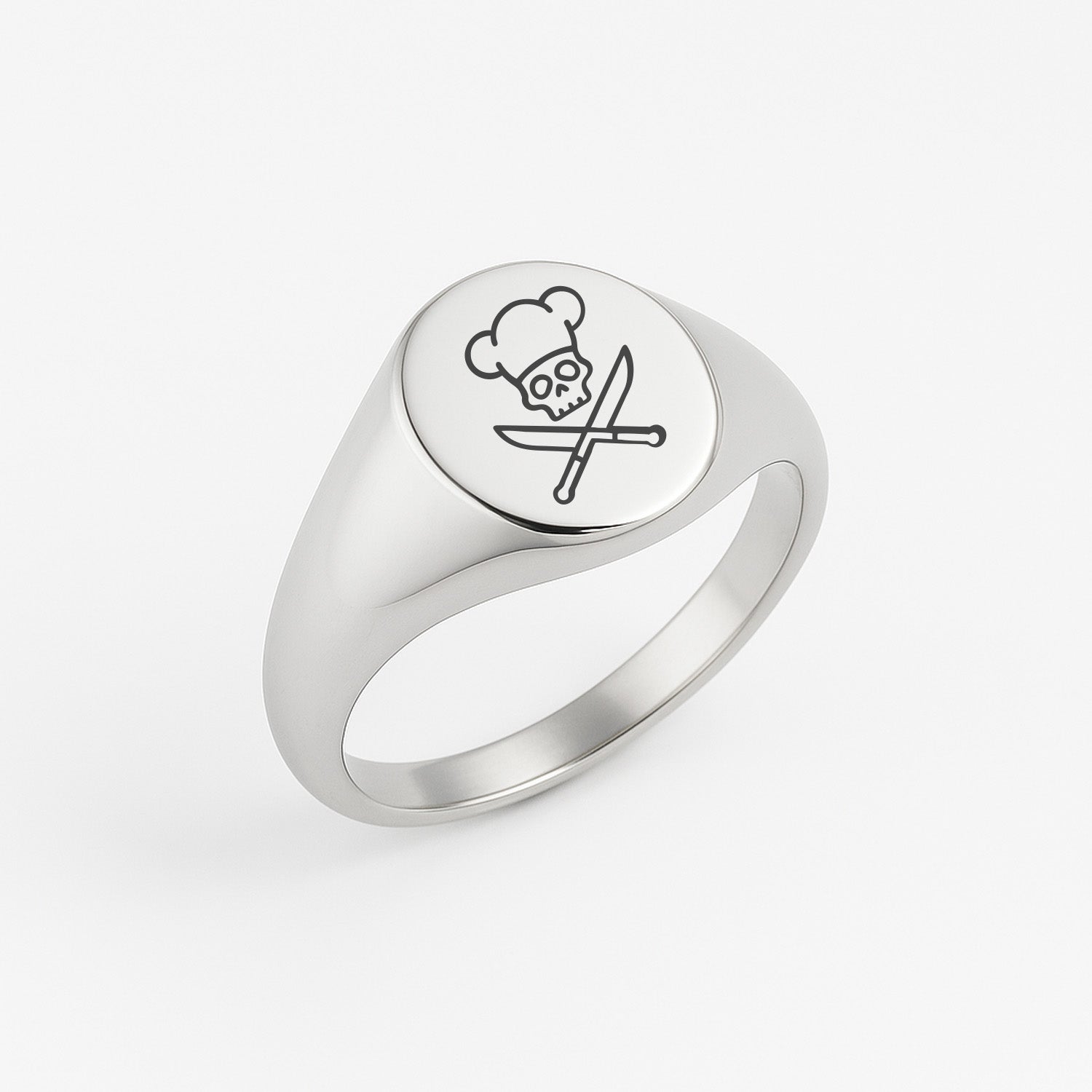 Chef's Conquest (925 Sterling Silver) - Ring - Men's Jewellery