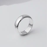 Classic Dome Ring - 6mm (925 Sterling Silver) - Ring - Men's Jewellery