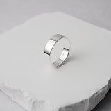 Classic Flat Ring - 6mm (925 Sterling Silver) - Ring - Men's Jewellery