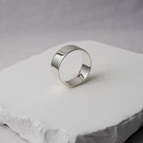 Classic Flat Ring - 8mm (925 Sterling Silver) - Ring - Men's Jewellery