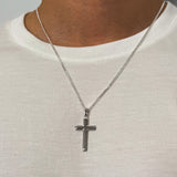 Cross (925 Sterling Silver) - Pendant - Men's Jewellery