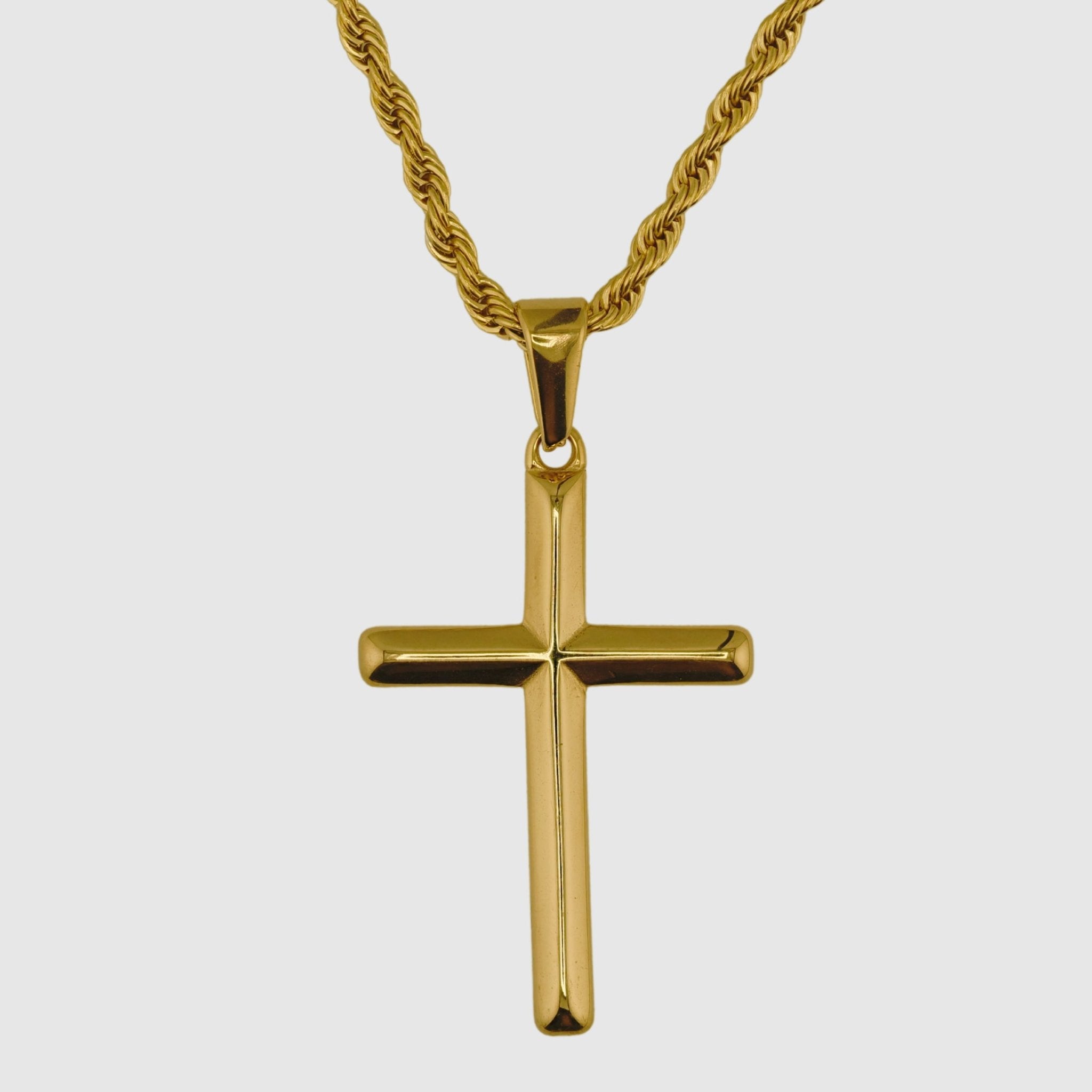 Cross (Gold) - Pendant - Men's Jewellery