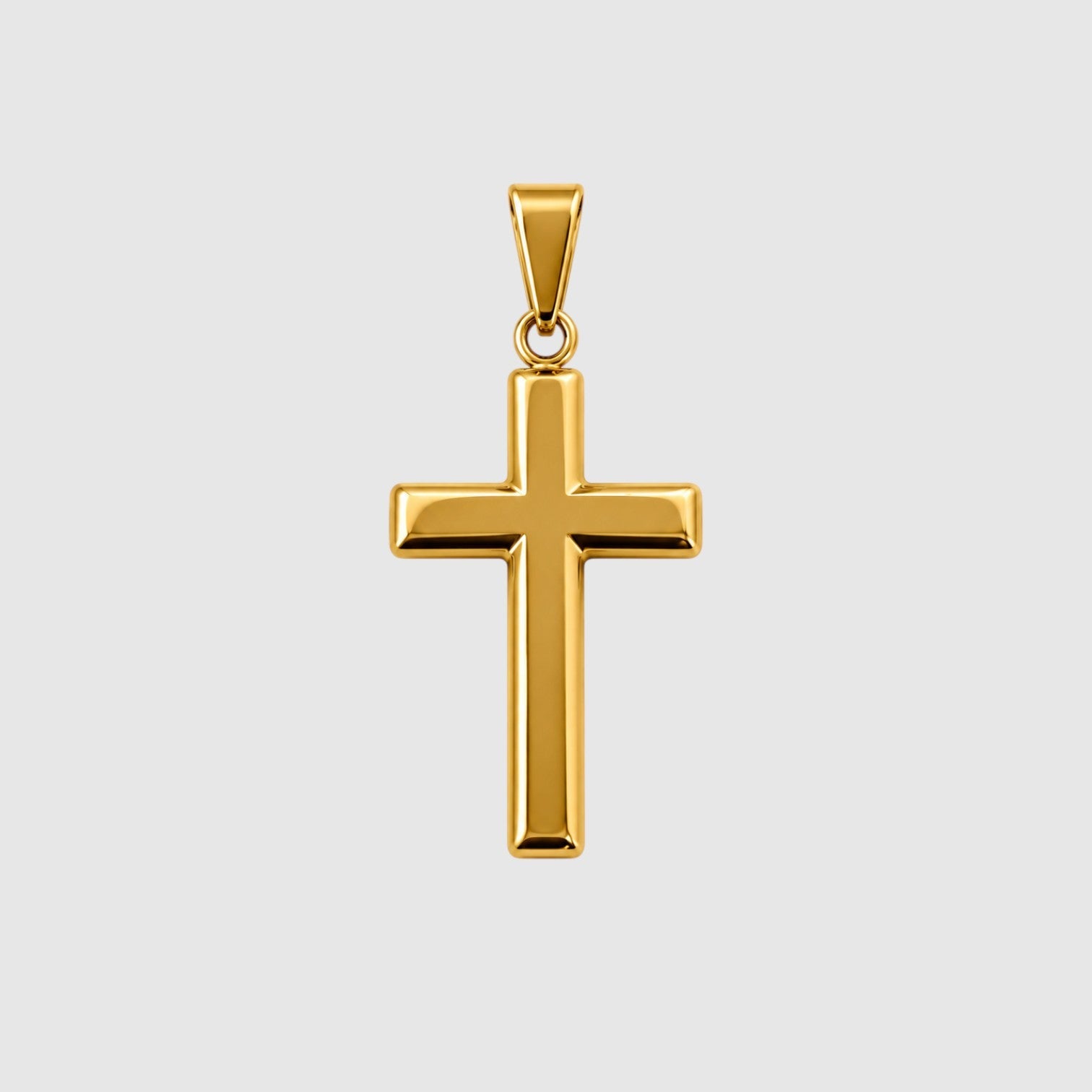 Cross Pendant (Gold) - Pendant - Men's Jewellery