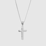 Cross Pendant (Silver) - Pendant - Men's Jewellery