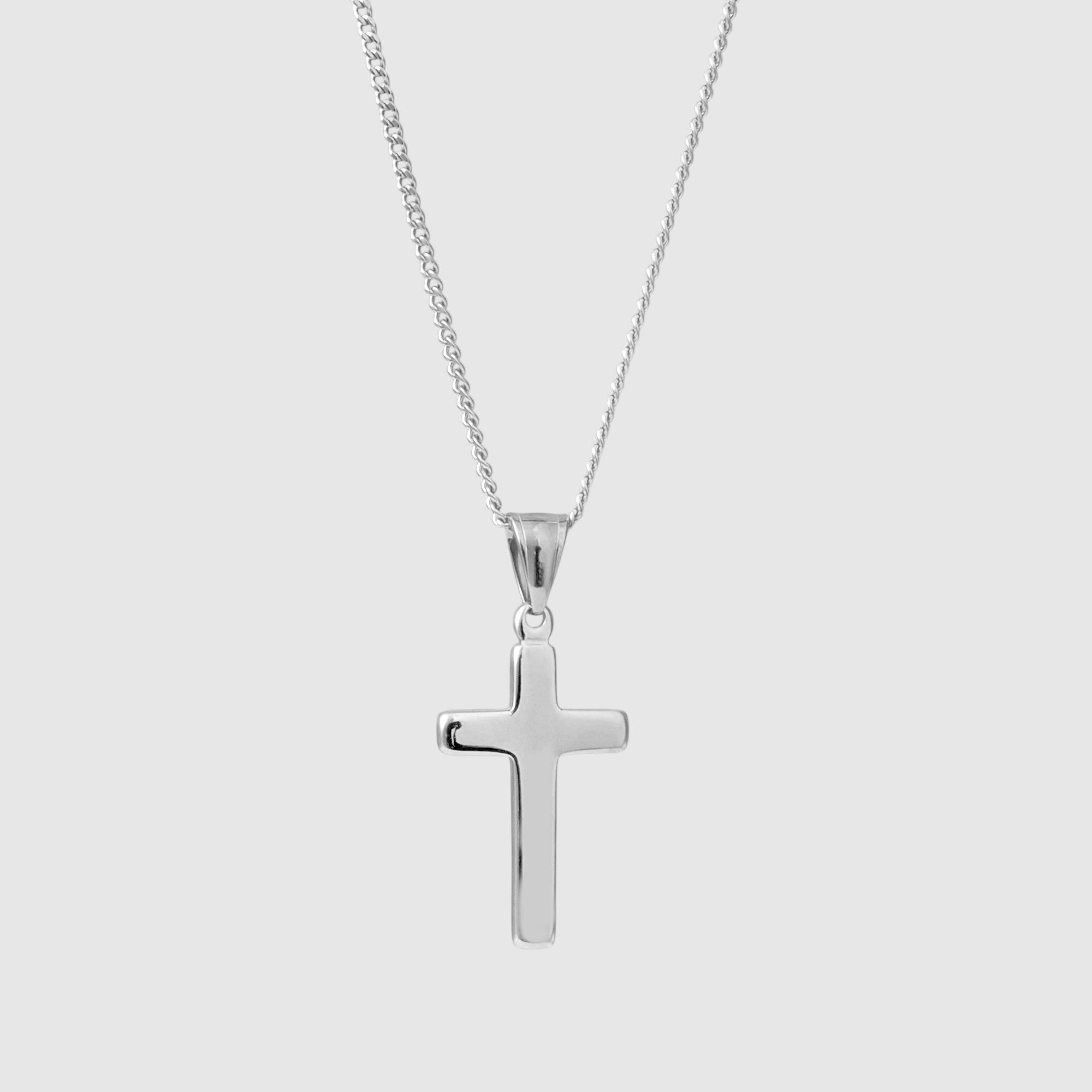 Cross Pendant (Silver) - Pendant - Men's Jewellery