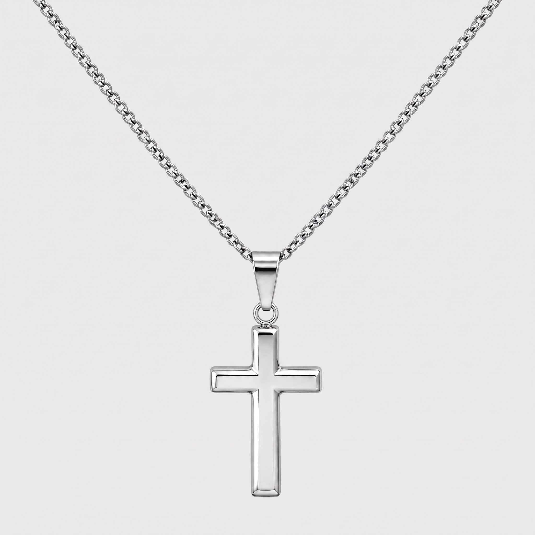 Cross Pendant (Silver) - Pendant - Men's Jewellery