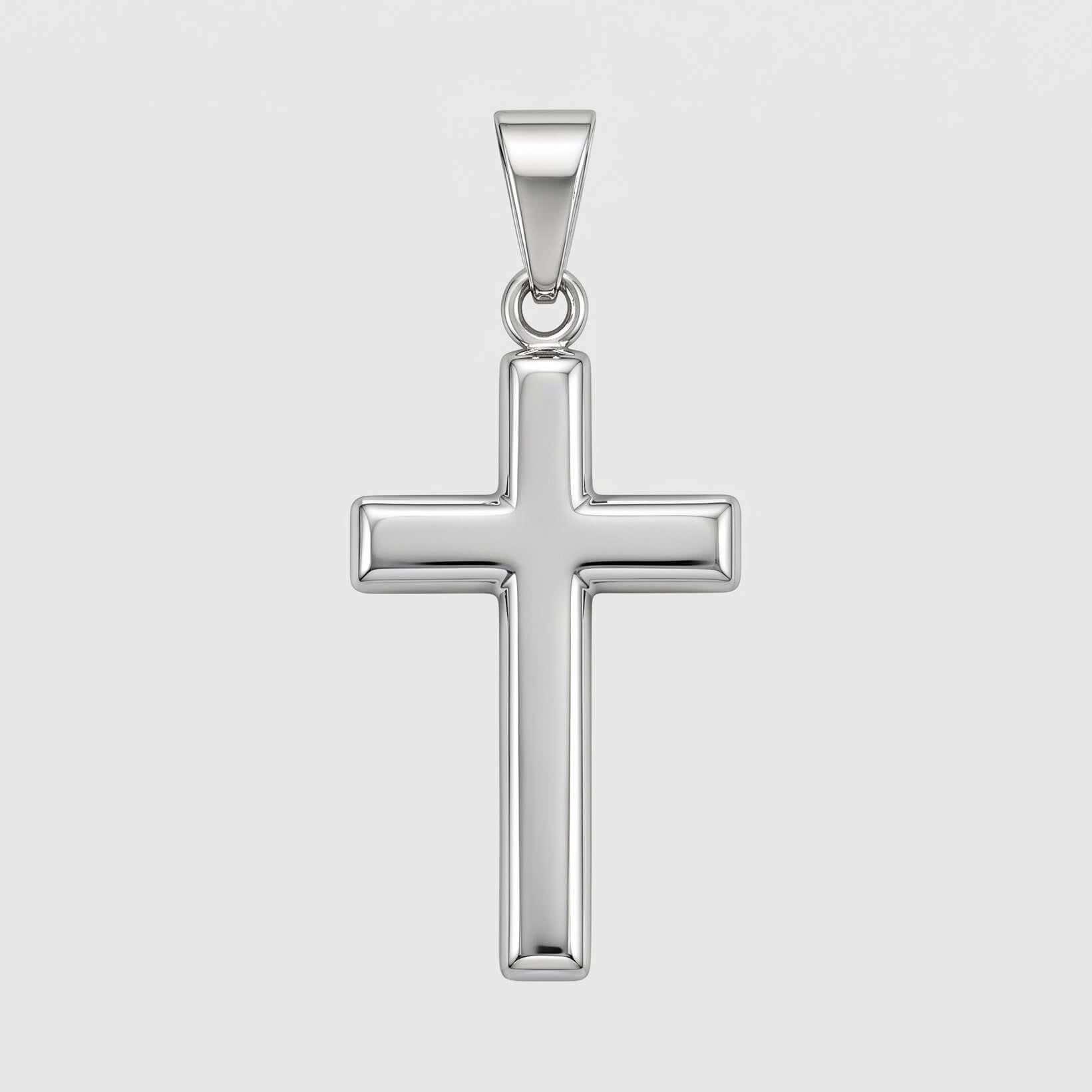 Cross Pendant (Silver) - Pendant - Men's Jewellery