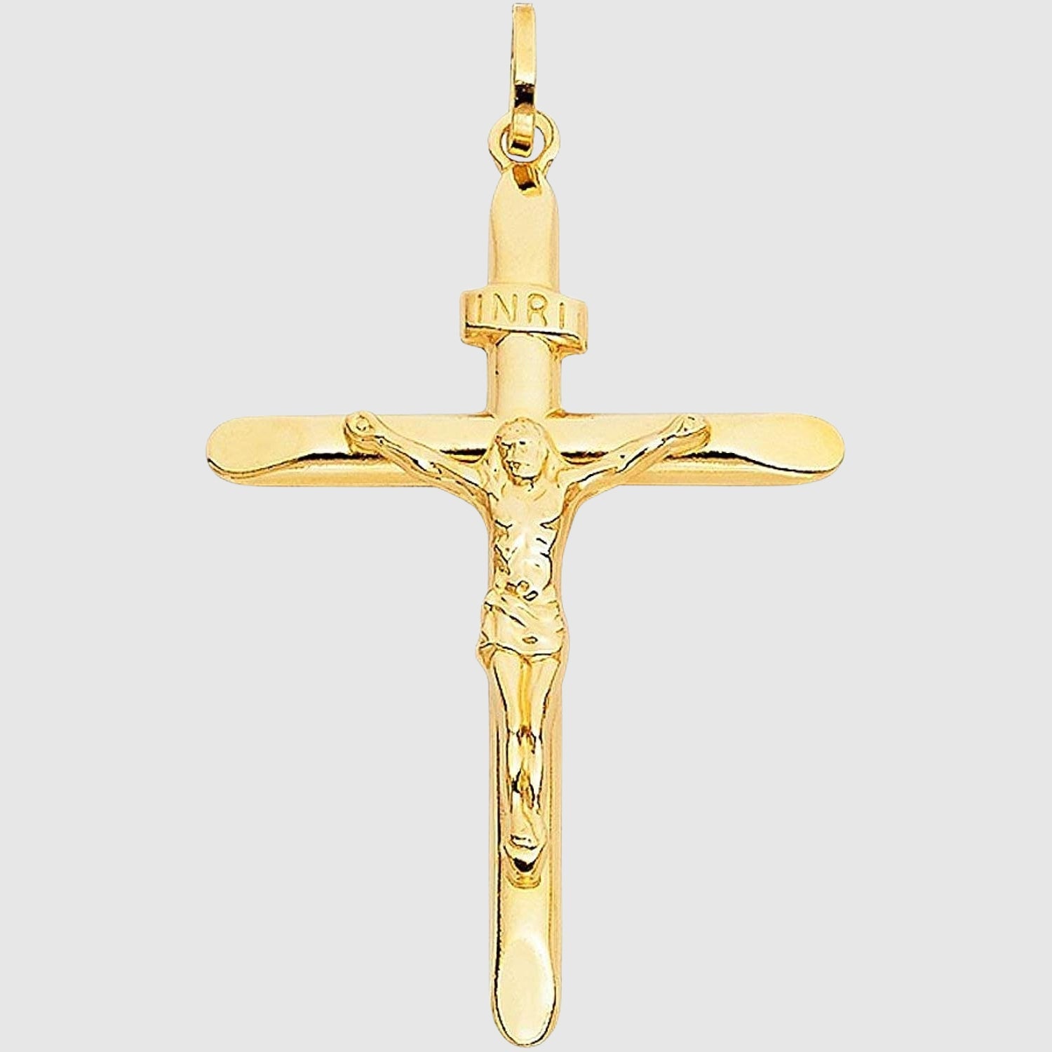 Crucifix (Gold) - Pendant - Men's Jewellery