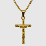 Crucifix (Gold) - Pendant - Men's Jewellery