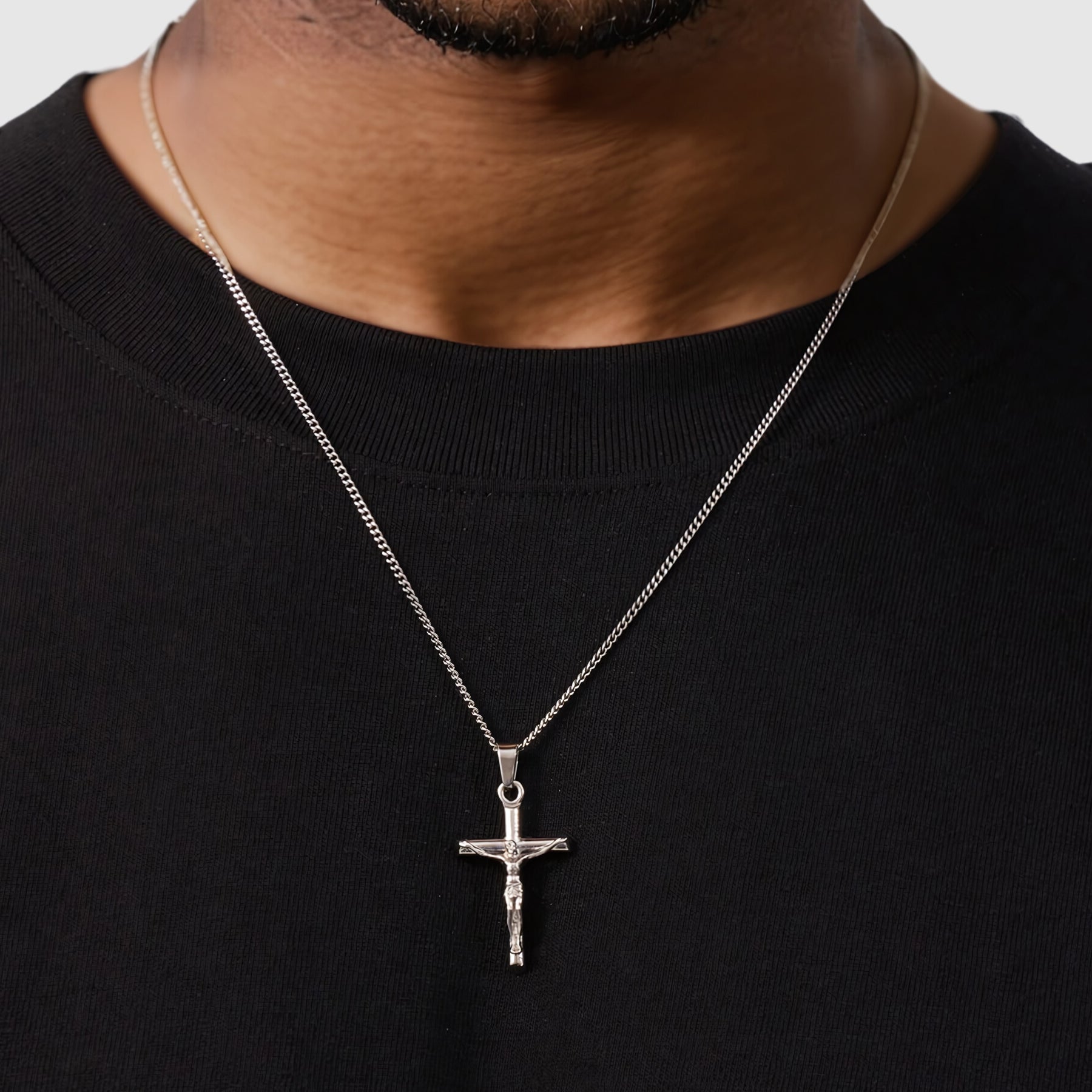 Crucifix (Silver) - Pendant - Men's Jewellery