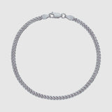 Cuban Bracelet - 3mm (Silver) - Bracelet - Men's Jewellery