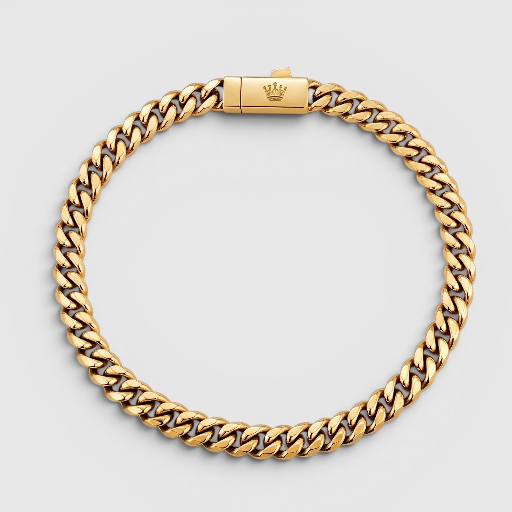 Cuban Bracelet - 5mm (Gold) - Bracelet - Men's Jewellery
