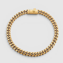 Cuban Bracelet - 5mm (Gold) - Bracelet - Men's Jewellery
