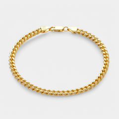 Cuban Bracelet - 5mm (Gold Vermeil) - Bracelet - Men's Jewellery