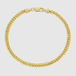 Cuban Bracelet - 5mm (Gold Vermeil) - Bracelet - Men's Jewellery