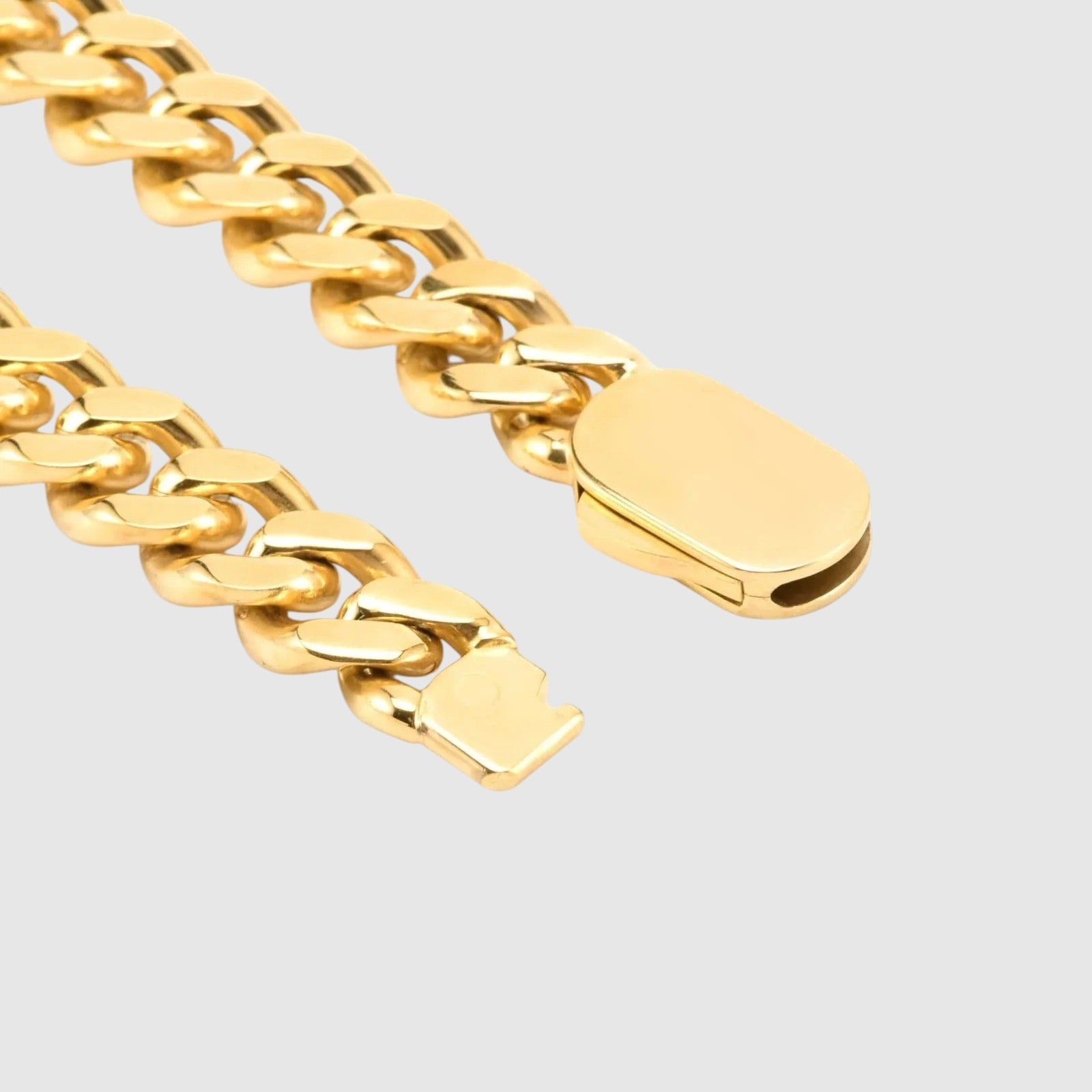 Cuban Bracelet - 8mm (Gold) - Bracelet - Men's Jewellery