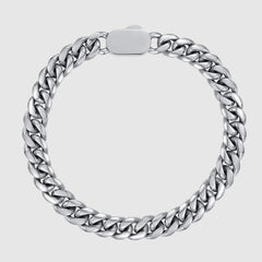 Cuban Bracelet - 8mm (Silver) - Bracelet - Men's Jewellery
