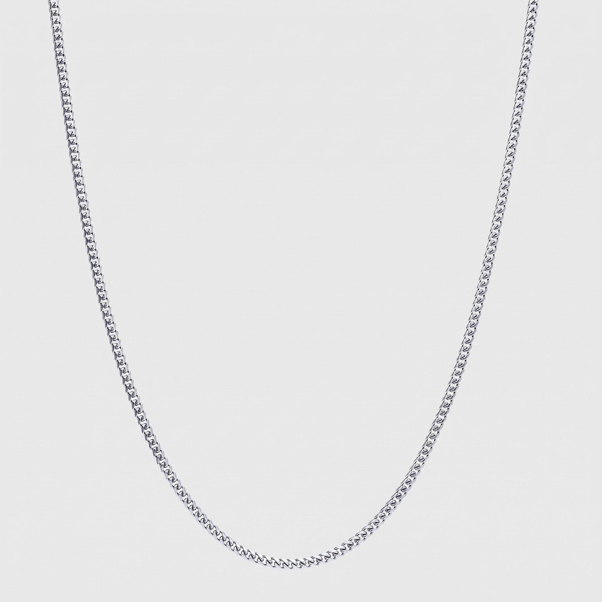 Cuban Chain - 2mm (925 Sterling Silver) - Chain - Men's Jewellery