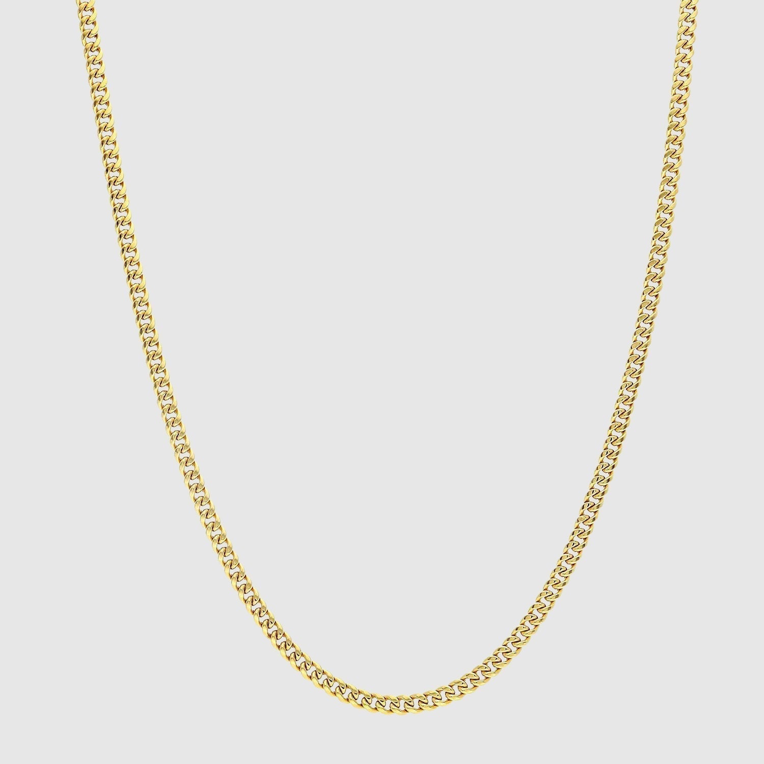 Cuban Chain - 2mm (Gold Vermeil) - Chain - Men's Jewellery