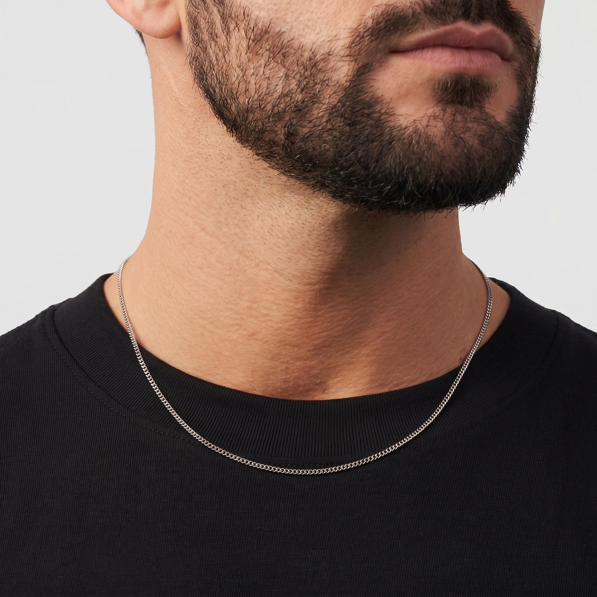 Cuban Chain - 2mm (Silver) - Chain - Men's Jewellery