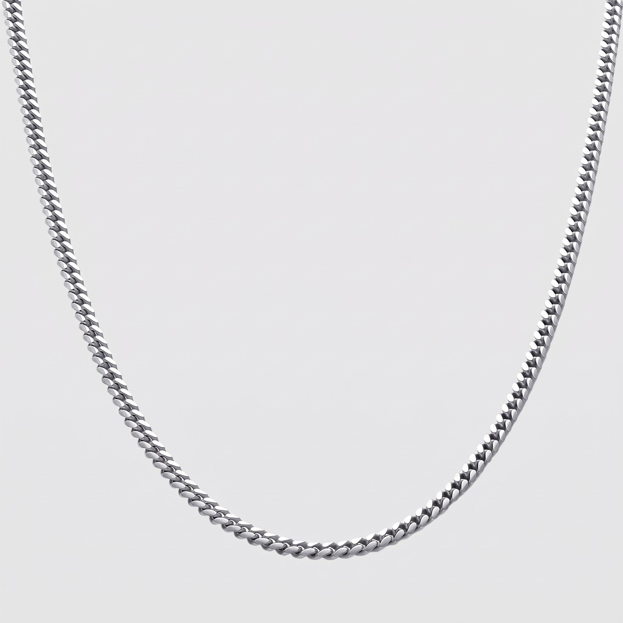 Cuban Chain - 3mm (925 Sterling Silver) - Chain - Men's Jewellery