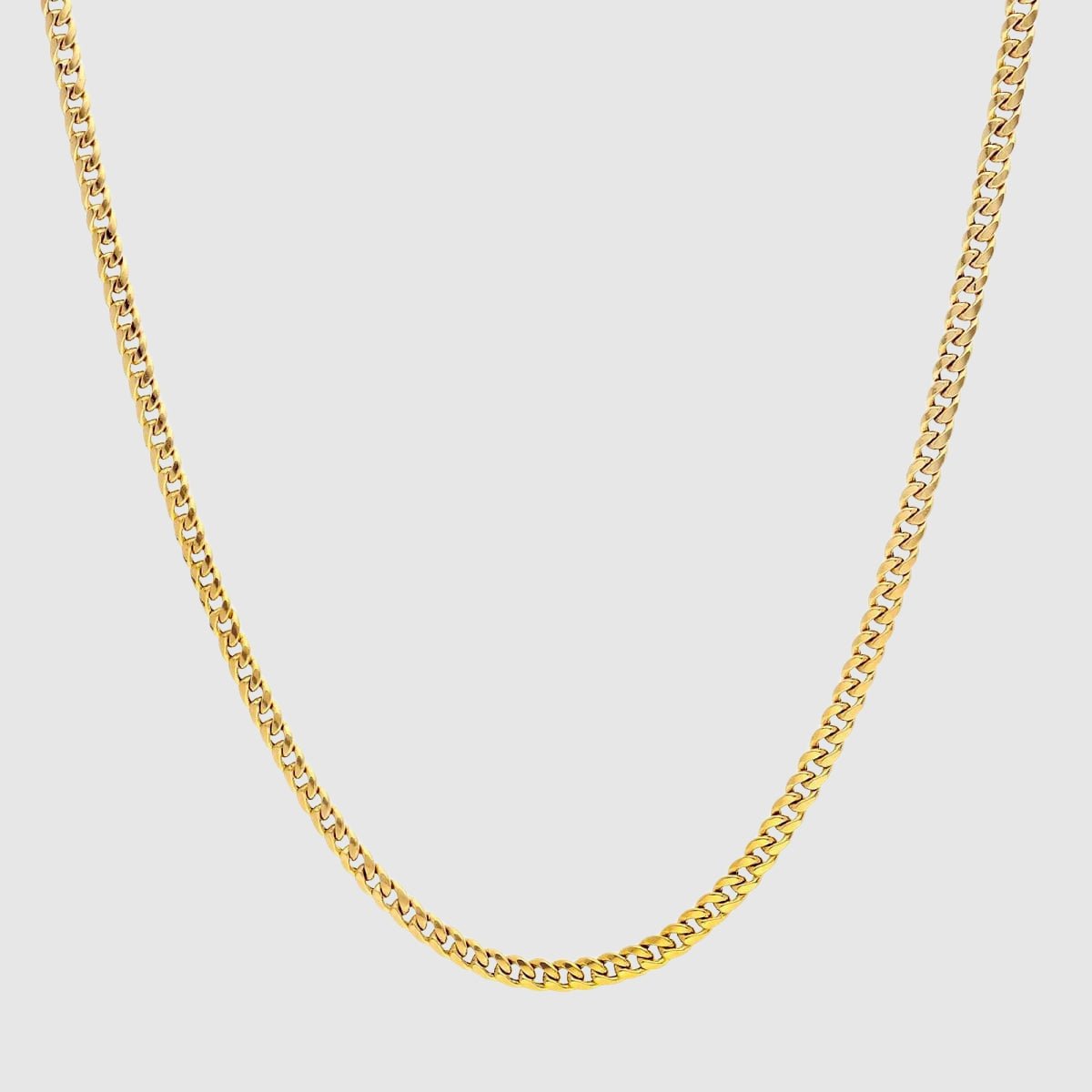 Cuban Chain - 3mm (Gold) - Chain - Men's Jewellery