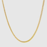 Cuban Chain - 3mm (Gold) - Chain - Men's Jewellery