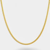 Cuban Chain - 3mm (Gold Vermeil) - Chain - Men's Jewellery