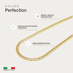 Cuban Chain - 3mm (Gold Vermeil) - Chain - Men's Jewellery