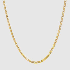 Cuban Chain - 3mm (Gold Vermeil) - Chain - Men's Jewellery