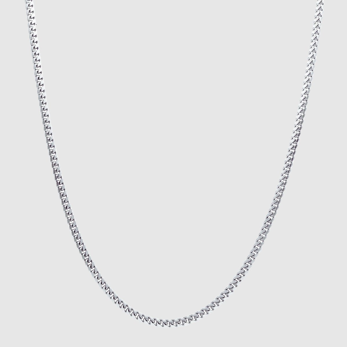 Cuban Chain - 3mm (Silver) - Chain - Men's Jewellery