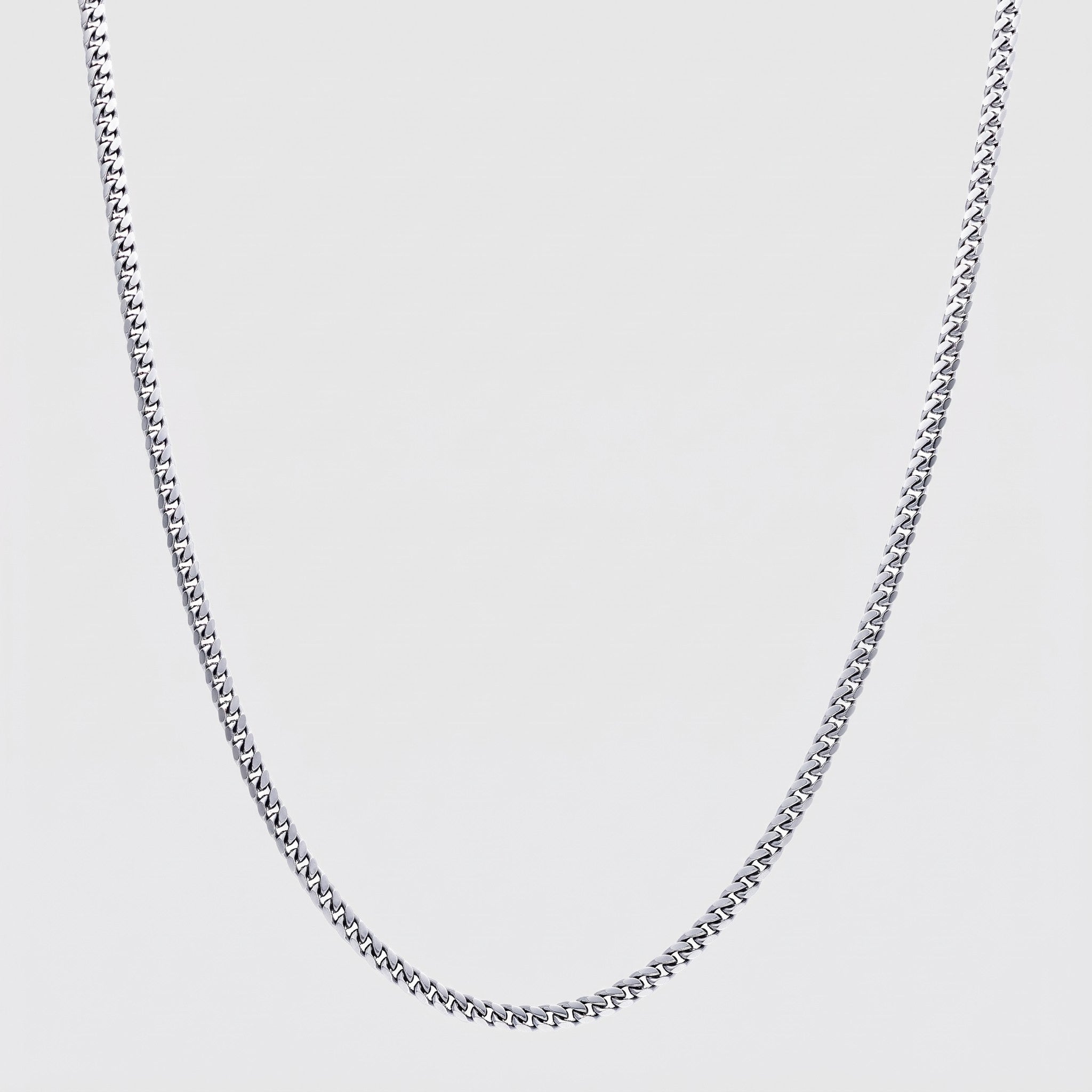 Cuban Chain - 3mm (Silver) - Chain - Men's Jewellery