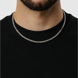 Cuban Chain - 4mm (925 Sterling Silver) - Chain - Men's Jewellery