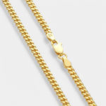 Cuban Chain - 4mm (Gold Vermeil) - Chain - Men's Jewellery