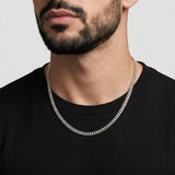 Cuban Chain - 5mm (925 Sterling Silver) - Chain - Men's Jewellery