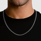 Cuban Chain - 5mm (925 Sterling Silver) - Chain - Men's Jewellery