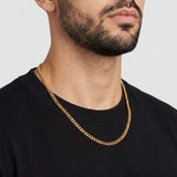 Cuban Chain - 5mm (Gold) - Chain - Men's Jewellery