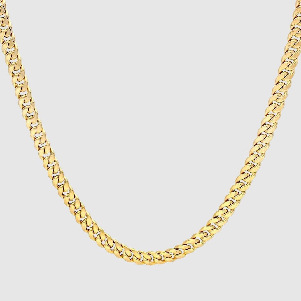 Cuban Chain - 5mm (Gold Vermeil) - Chain - Men's Jewellery