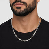 Cuban Chain - 5mm (Silver) - Chain - Men's Jewellery
